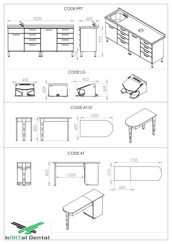 AT, AT01, LG, PPT TECHNICAL DIMENSIONS