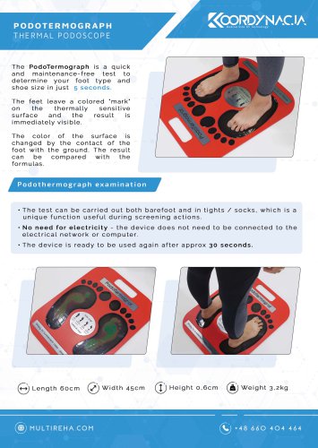 Podothermograph