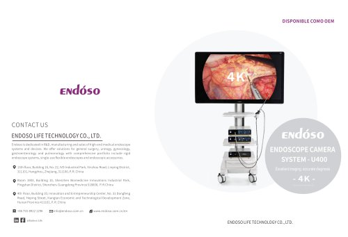 Endoso Endoscopy video processor U400 Series