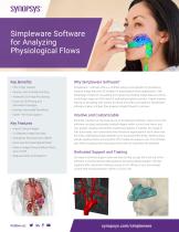 Simpleware Software for Analyzing Physiological Flows - 1