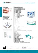 Catalog of rapid test kit