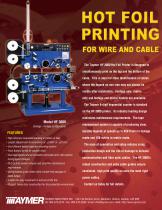 Model HF 3000 Hot Foil Printing for Wire and Cable-1