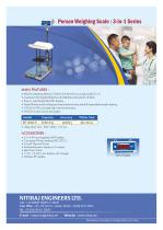 Person Weighing Scale : 3-in-1 Series-1