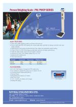 Person Weighing Scale : PW/PWCP SERIES-1
