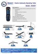 Electro Hydraulic Operation Table Model AH 2021-2