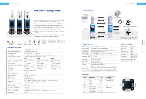 Mini SY-04 Syringe Pump