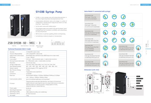 SY-03B Syringe Pump