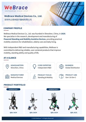 WeBrace Catalogue 2026