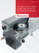 nES SINGLE STAGE EX SERIES ROTARY VANE PUMPS FOR EXPLOSIVE ENVIRONMENTS