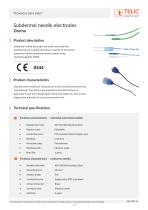 Corkscrew subdermal needles - 1