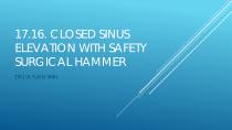 SAFETY SURGICAL HAMMER IN CLOSED SINUS ELEVATION-49