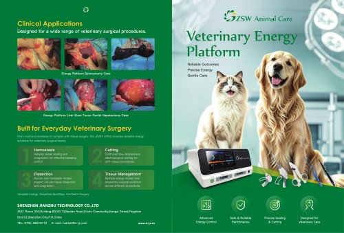 Coagulation electrosurgical unit Veterinary Energy Platform
