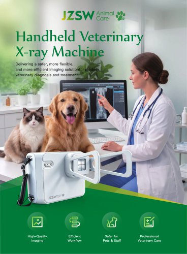 Digital veterinary X-ray system JZVX100