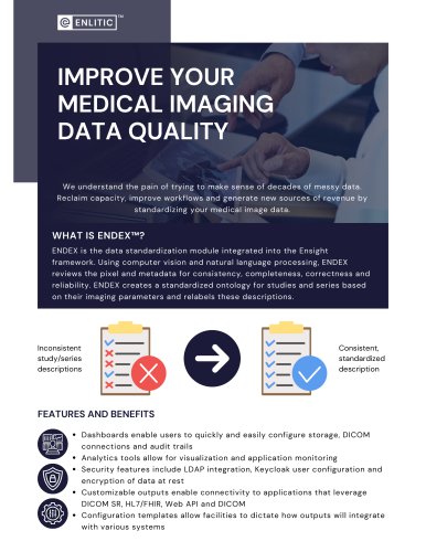 IMPROVE YOUR MEDICAL IMAGING DATA QUALITY
