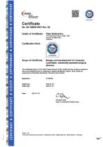 Certificate No. Q8 105085 0001 Rev. 00-1