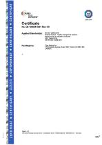 Certificate No. Q8 105085 0001 Rev. 00-2