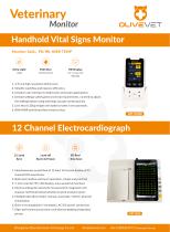 OliveVet Handhold monitor & VET-EG3 ECG VET-VM30 -1