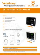 OliveVet Veterinary Multi-parameter Monitor VET-VM12A & VM12H -1