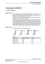 Product specification: IRB 5710 - 9