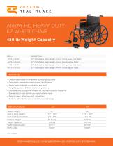 ARRAY HD HEAVY DUTY K7 WHEELCHAIR