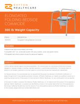ELONGATED FOLDING BEDSIDE COMMODE-1
