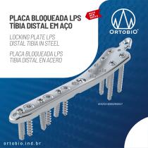 LOCKING PLATE LPS DISTAL TIBIA IN STEEL