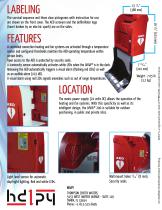 WALL CABINET FOR AUTOMATED EXTERNAL DEFIBRILLATOR (AED)-2
