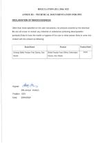 Declaration of Innocuousness for PPE Product-11