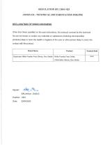 Declaration of Innocuousness for PPE Product-15