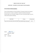 Declaration of Innocuousness for PPE Product-6