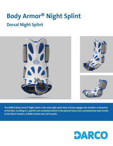 Body Armor&reg; Night Splint