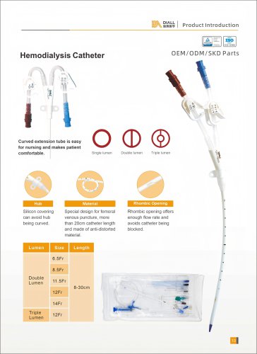 Hemodialysis Catheter 12Fr-16cm,21-360822