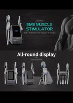 4 Handles portable ems muscle stimulator electromagnetic-1