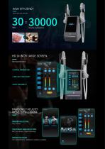 4 Handles portable ems muscle stimulator electromagnetic-3