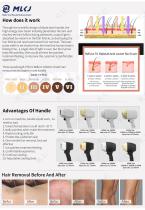 MLKJ hair removal beauty instrument product line display Hair removal laser ice titanium-8