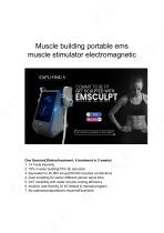 Muscle building portable ems muscle stimulator electromagnetic-2