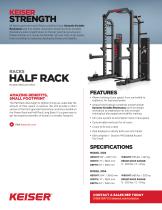 Keiser half online rack