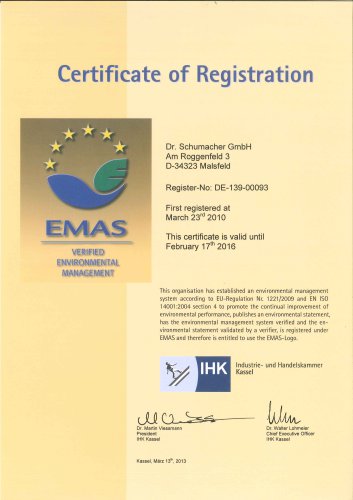 Management environnemental EMAS