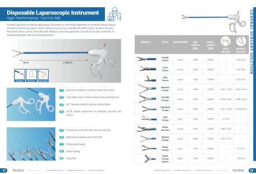 Disposable Laparoscopic Instrument