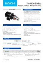 MG300 Series MICRO GEAR PUMP FOR MEDICAL