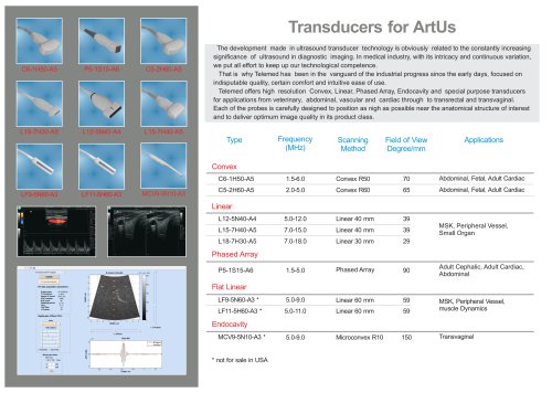 Transducers for ArtUs