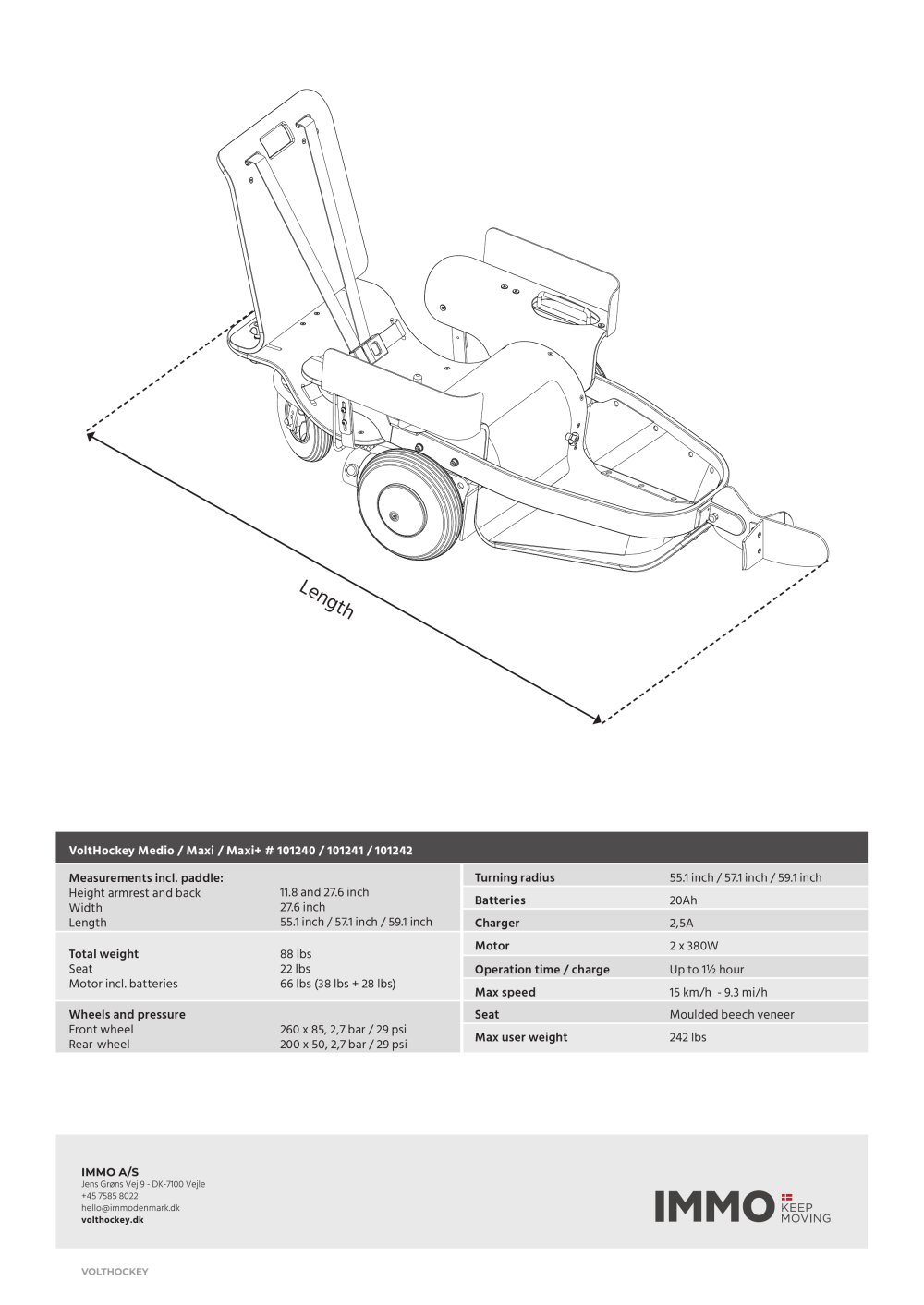 The Original Volthockey Chair - IMMO A/S
