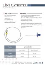 LINE CATHETER - ZenithT - PDF Catalogs | Technical Documentation