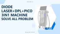 Diode Laser+Nd yag Picolaser+RF+SHR DPL 4 in 1 System