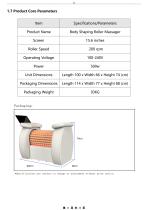 Infrared light Roller Body Roll Massager Wood Roller Therapy-11