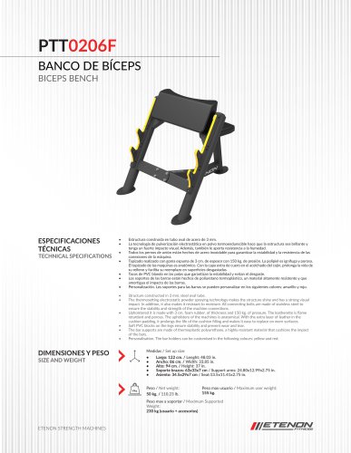 PTT02 Biceps Bench