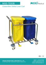 Closed-Box Soiled Linen Cart MGE-TE63B-1