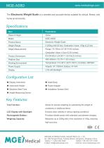Electronic Weight Scale MGE-AS8D-2