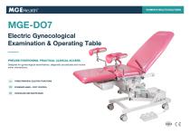 MGE-DO7 ELECTRIC GYNECOLOGICAL EXAMINATION & OPERATING TABLE-1
