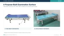 MGE-EBA1 Fixed-Height Ultrasound Examination Table-2